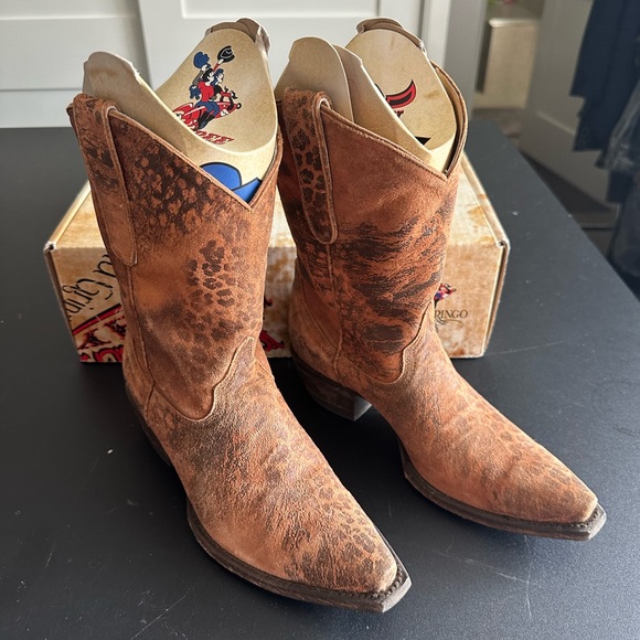 Old Gringo Leopardito Print Boots - Picture 1 of 6
